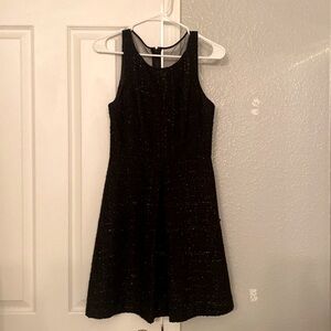 Jennifer Lopez shimmery dress with mesh zip up back with lining.